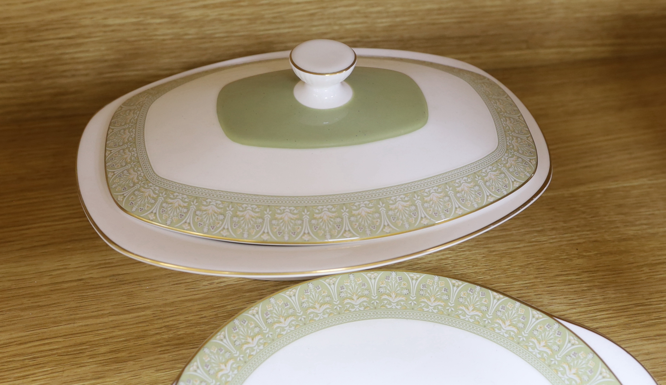 A Royal Doulton bone china dinner and tea service, Sonnet pattern